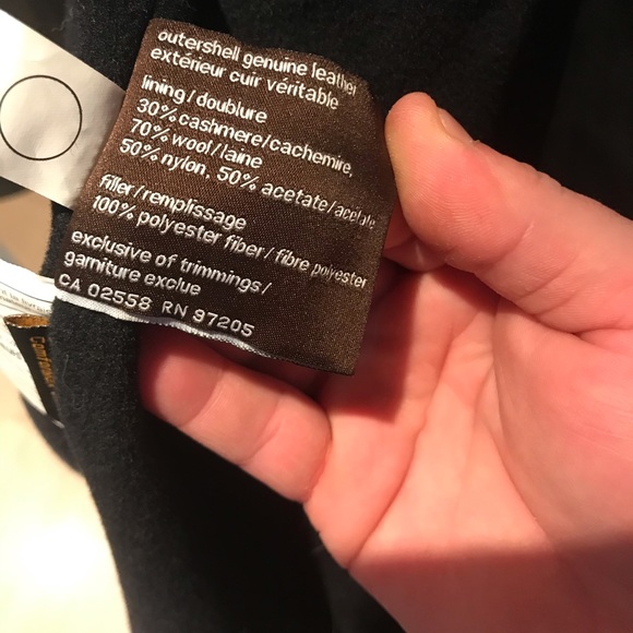 Danier - Brand New 3/4 Length Italian Leather Coat - Picture 10 of 11